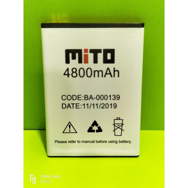 Baterai Battery Batrai Mito 139 Model BA 000139