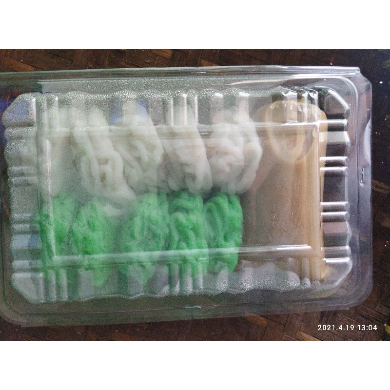 Kue Putu Mayang 10 pcs + kuah Gula Jawa