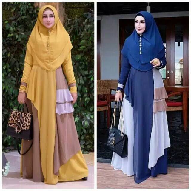 GAMIS SYARI THABITA/SET KHIMAR BABYDOLL