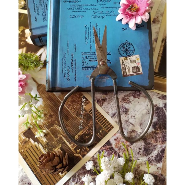 

Gunting Retro Kecil Props Foto Properti Fotografi