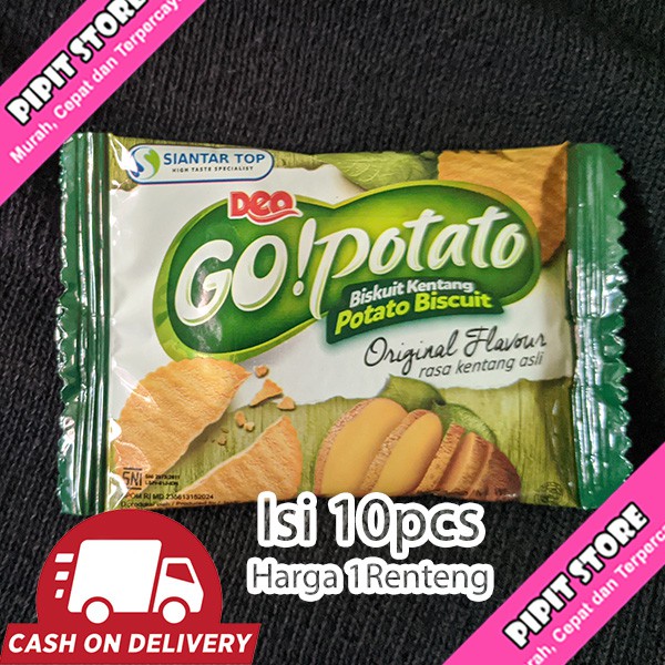 

Go Potato Kentang MAKANAN 1rtg 10Bungkus