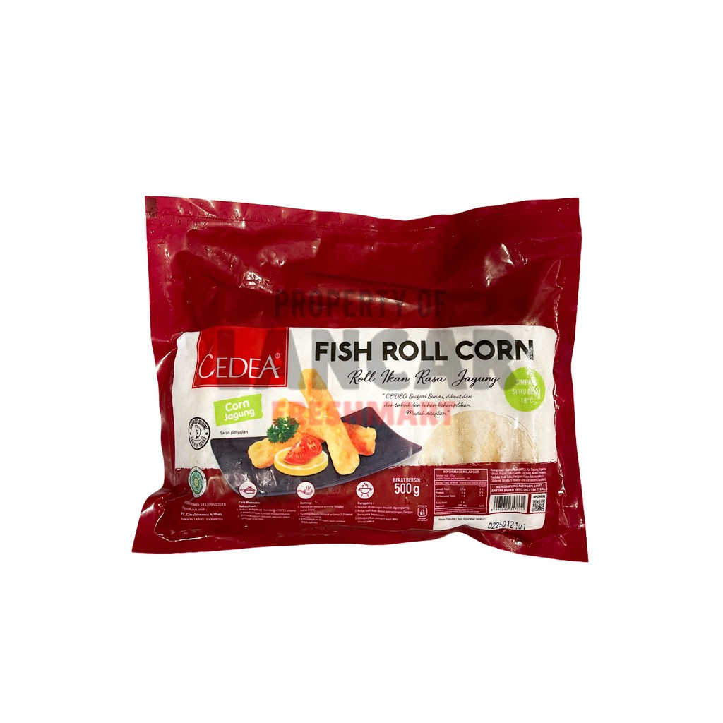 CEDEA FISH ROLL CORN 500GR / CEDEA FISH ROLL JAGUNG 500GR