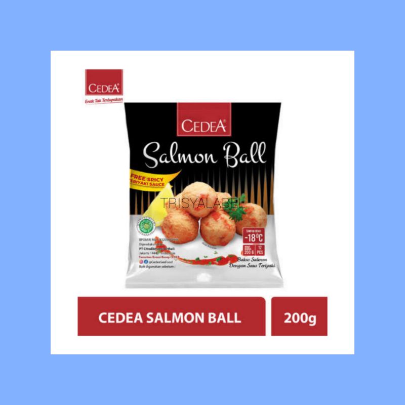 

200gr Salmon Ball Cedea (Free Spicy Teriyaki Sauce) | Frozen Food | TRISYALABEL