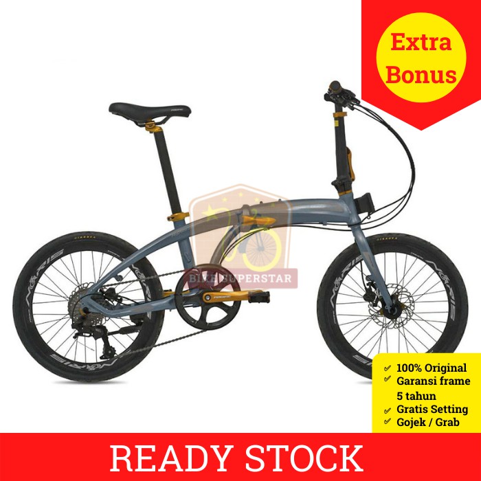 Sepeda Lipat 20 Inch Pacific Noris 2.2 SR Alloy Cakram Hidrolik