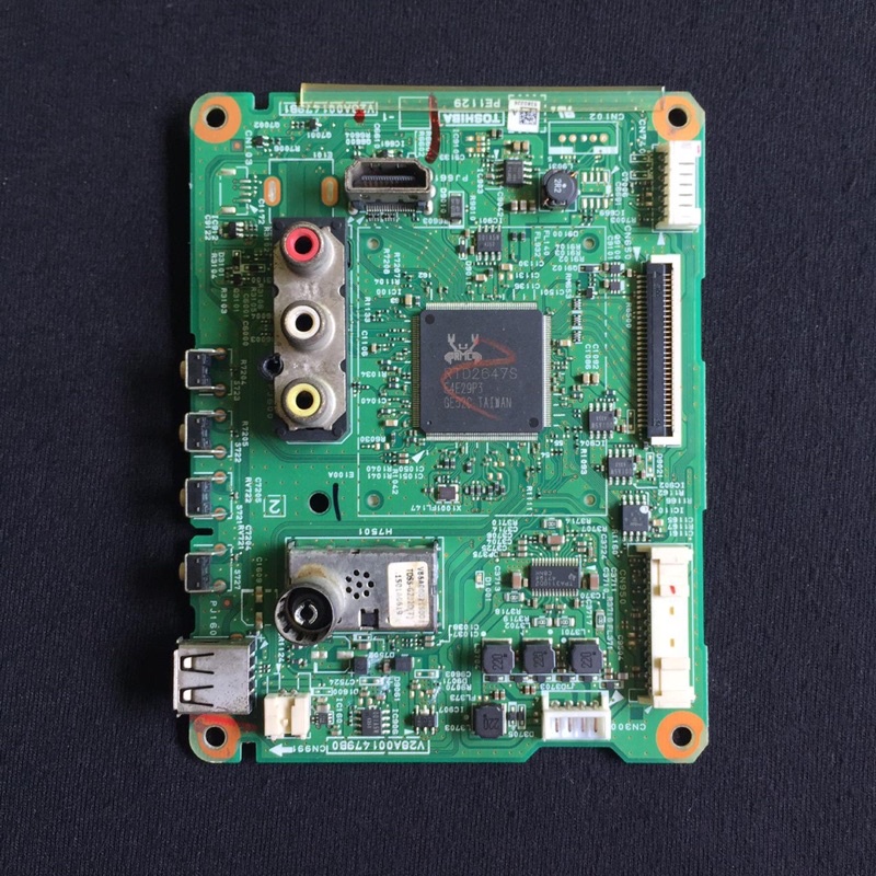 MB - MAINBOARD - MESIN TV TOSHIBA 32P1400VJ - 32 P 1400 - 32 P - 32P - 32 - VJ