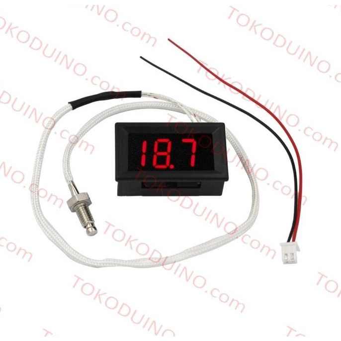 K-TYPE THERMOCOUPLE THERMOMETER DIGITAL LED TERMOMETER XH-B310 12V DC