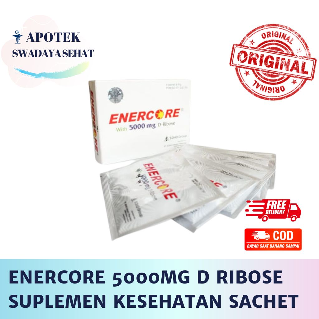 ENERCORE 5000 MG D- Ribose BOX Sachet Granul - Suplemen Kesehatan Tubuh Enerkor