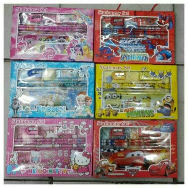 

Stationary Set Murah - Study Set Karakter - Study Set Murah - Peralatan Tulis Anak
