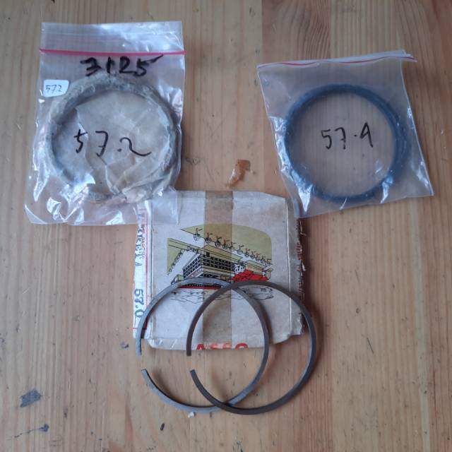 Ring Piston Ring Seher Lambretta J125 J Range Starstream Size Standar 57.20 57.40