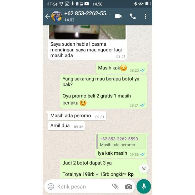 Licasma Obat Asma dan Sesak Nafas Original Batuk Paru TBC Radang Tenggorokan Bronkitis 2 Gratis 1-6