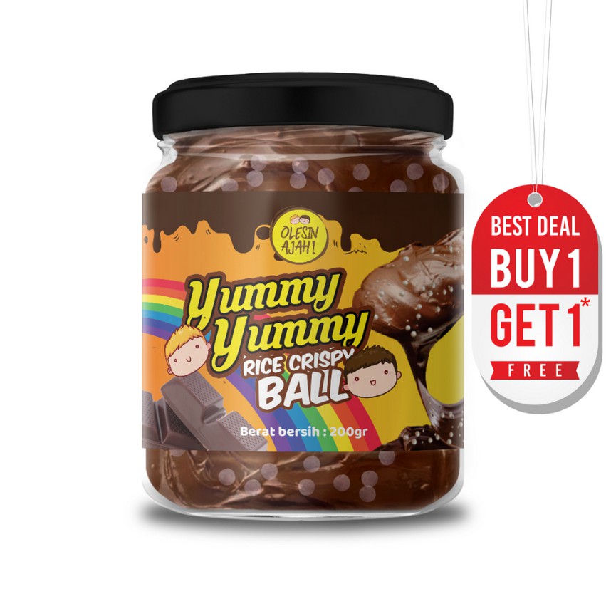 

Buy 1 Get 1 - Selai yummy crispy ball 200gr - OlesinAjah - Homemade