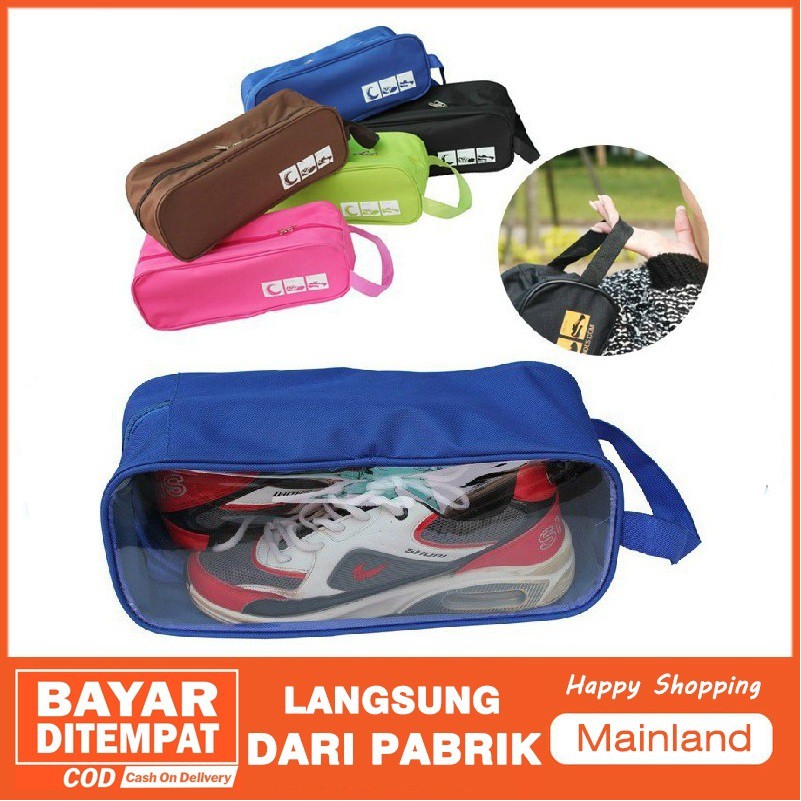 Mainland Tas Sepatu Olahraga Organizer Tas Fitness Sepatu GYM Shoes Bag Storage Bag Anti Air TST01