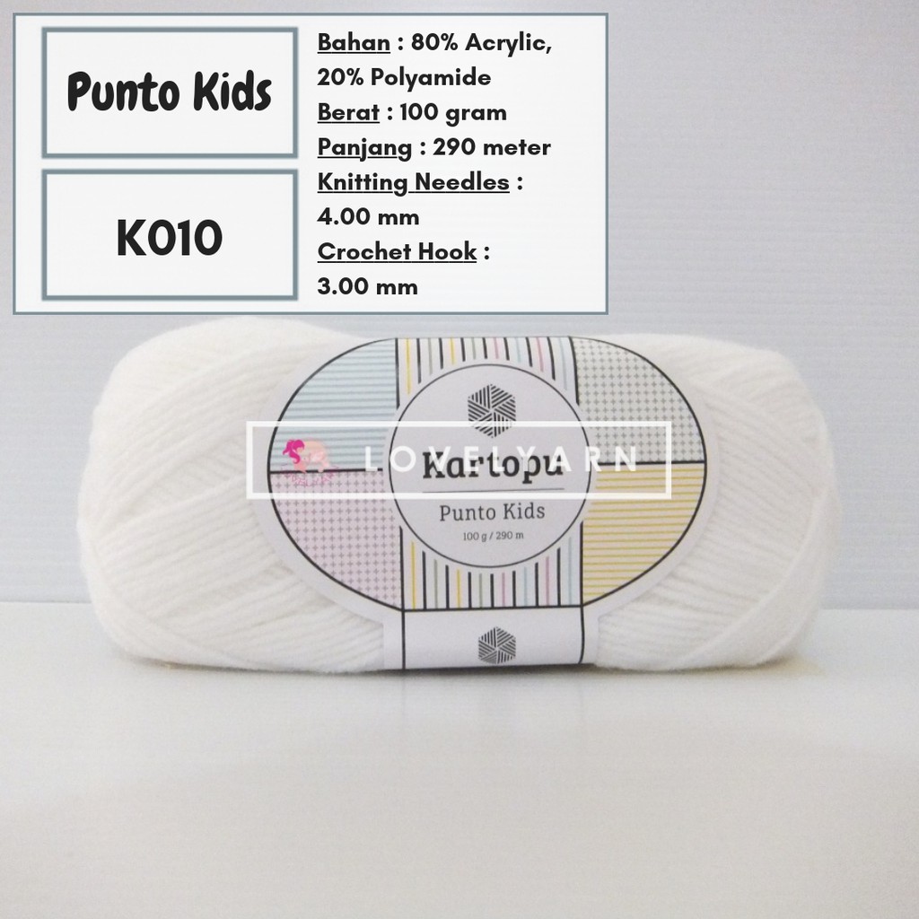 Benang Rajut Kartopu Punto Kids - K010