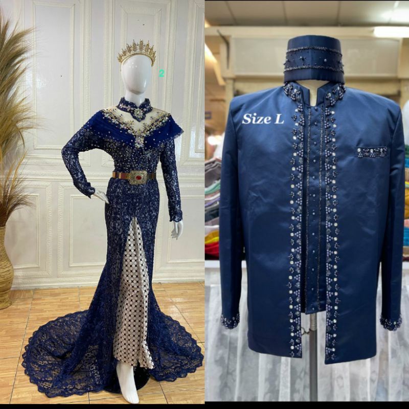 KEBAYA COUPLE  MEWAH/COUPLE JAS SATAMATA KAKI//