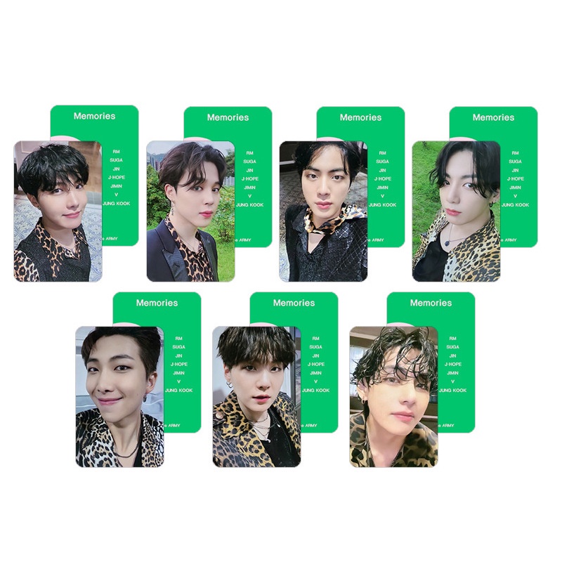 7pcs Kartu Lomo Foto BTS 2020 FANMADE