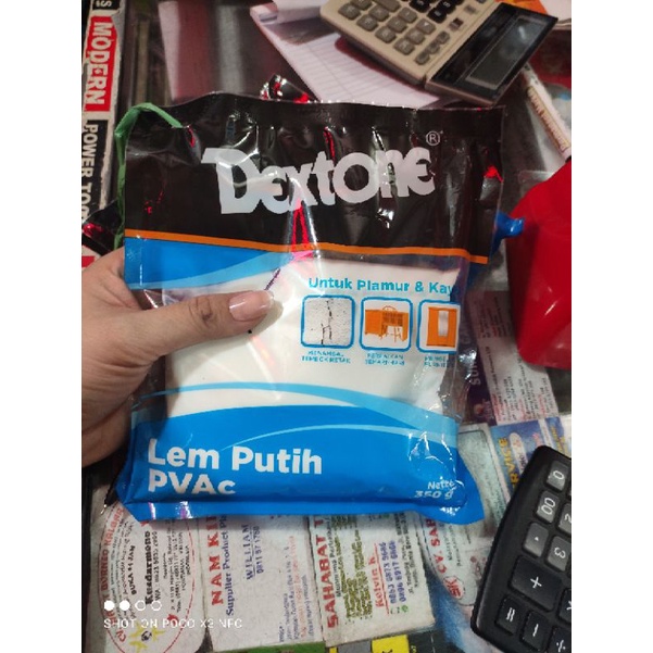 lem kayu lem plamur DEXTONE lem putih PVAc 350g (kampelan 350g)