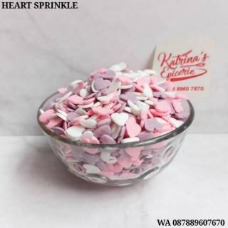 Heart Sprinkle  50gram hiasan  kue  Shopee Indonesia