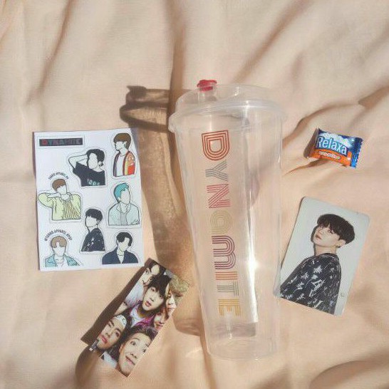 REUSABLE CUP CUSTOM KPOP, ANIME, THAILAND 700ml+free bies (baca deskripsi) EXO, NCT, BLACKPINK, BTS