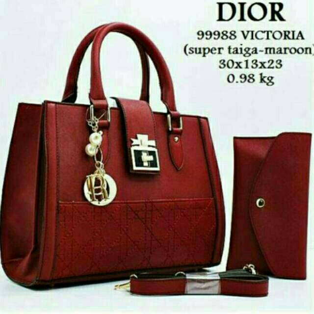 fashion TAS DIOR TAS BATAM HAND BAG TAS IMPORT MURAH WANITA Tas Ransel Tas DOCTOR T GUCCI 3in 1