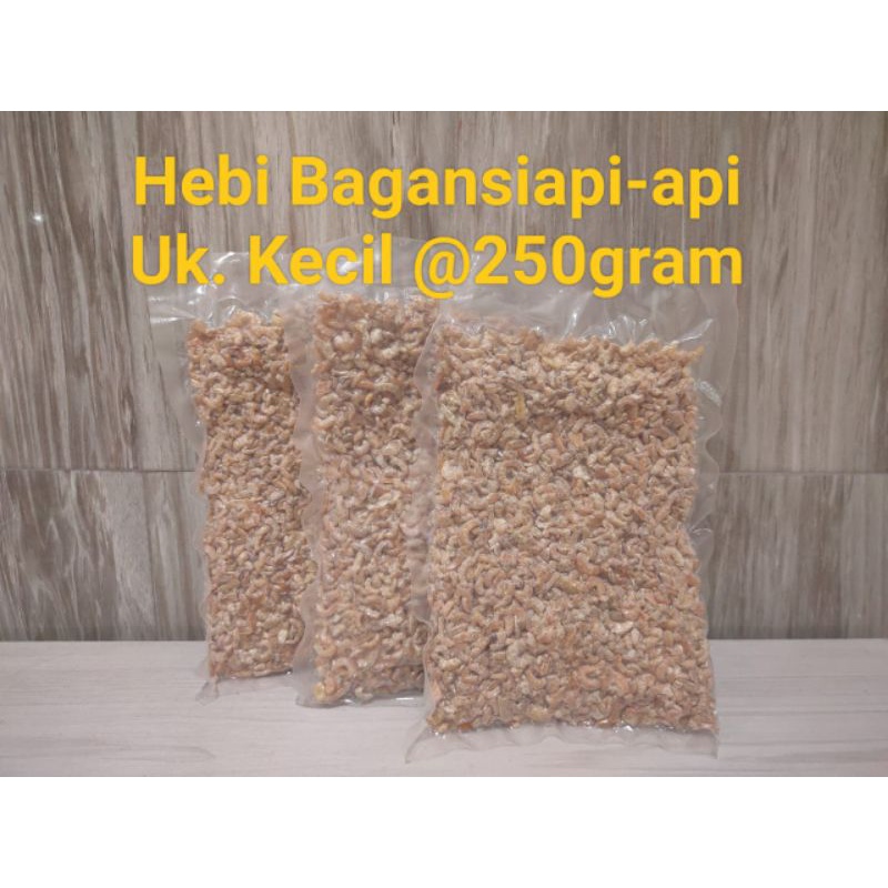 

Ebi Hebi Udang Kering Bagan Siapi Tanpa Pewarna Ukuran Kecil Grade Premium