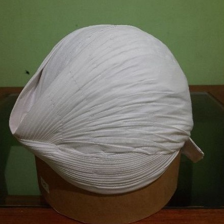 Blangkon jogja putih polos halus