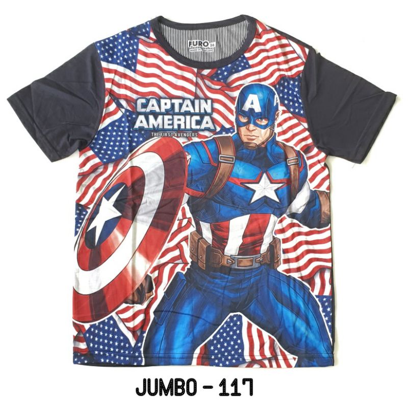 FURO Jumbo Kaos Anak Laki size 16 18 20 Superhero