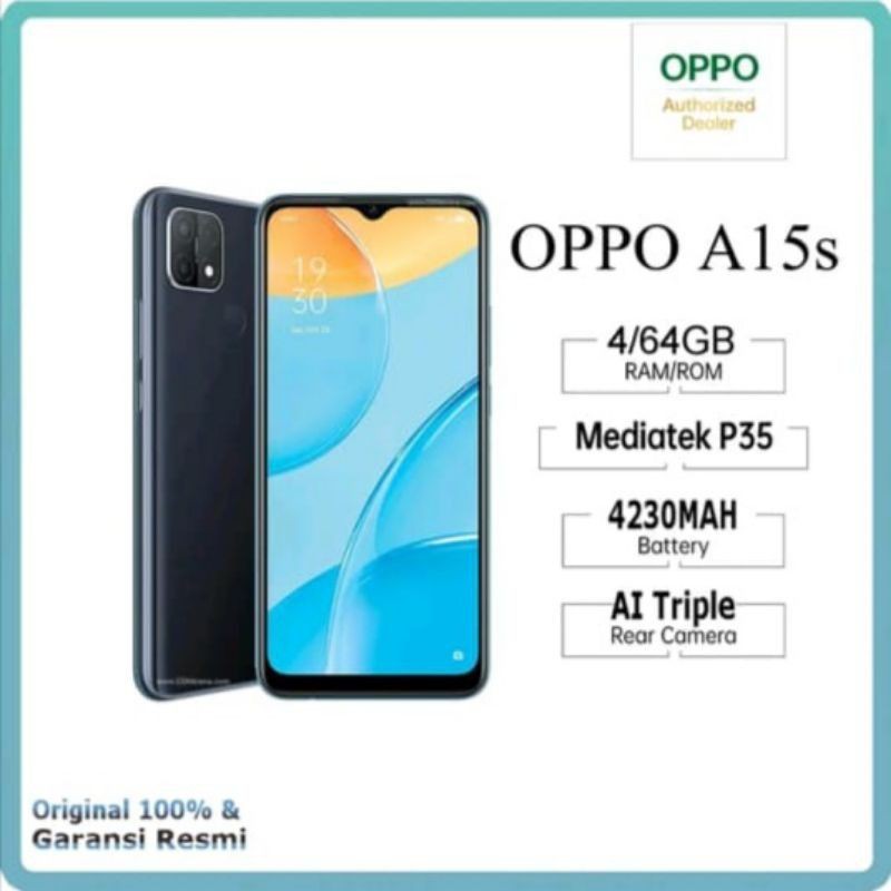 HP OPPO A18 4/128 A15S a15 s RAM 4/64 4GB INTERNAL 64GB ORI ASLI GARANSI RESMI JAMIN ORIGINAL 100% I