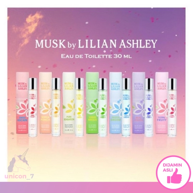 ❤️ UNICON ❤️[30 ml] Musk By Lilian Ashley Women Men 30ml Eau De Toilette - Parfum Wanita Parfum Laki