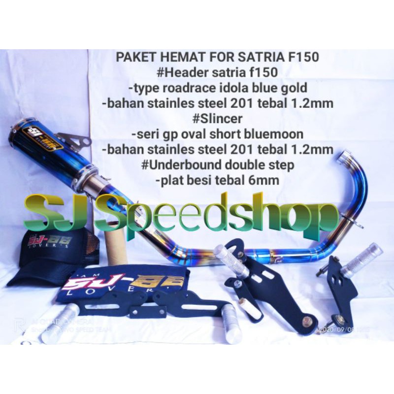 paket knalpot racing satria f sj88 & underbone