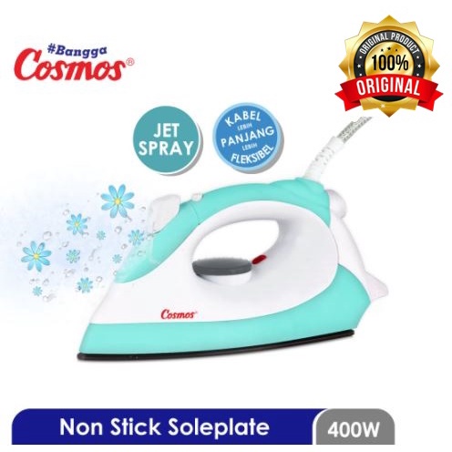 Setrika Listrik Cosmos CI-4310N Non Stick Soleplate with Jetspray - Gosokan Anti Lengket dan Jet Spray Pewangi CI4310N