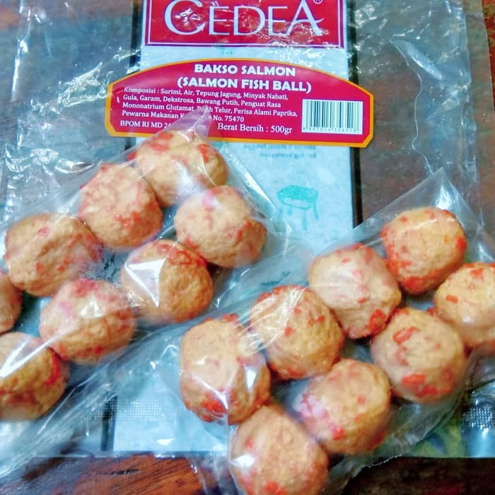 

Repacking Cedea salmon Fish Ball / Bakso Salmon