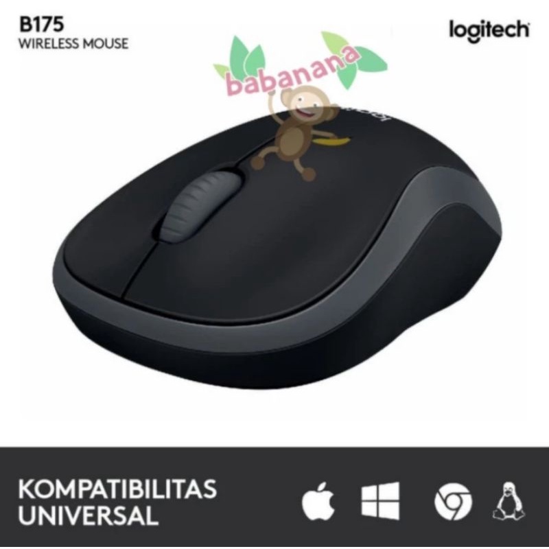 Logitech B175 Original Mouse Wireless Windows Mac Linux