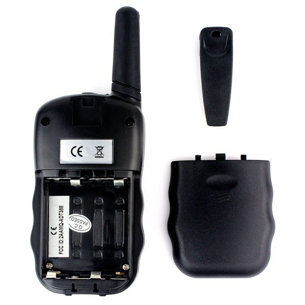 Retevis Mini Pairs Walkie Talkie with LED Light 1 Pairs T388 HITAM