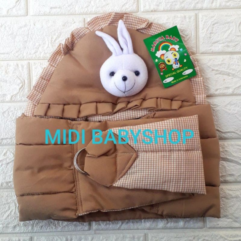 Gendongan Samping Bayi Motif Rabbit Lucu,