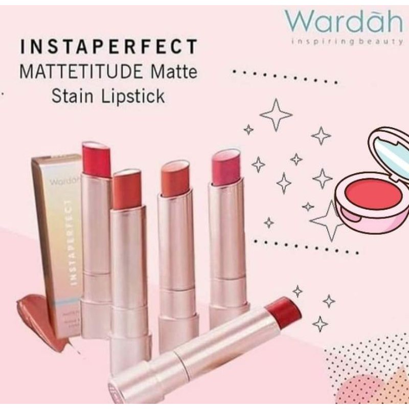 Wardah Instaperfect Mattetitude Matte Stain Lipstik