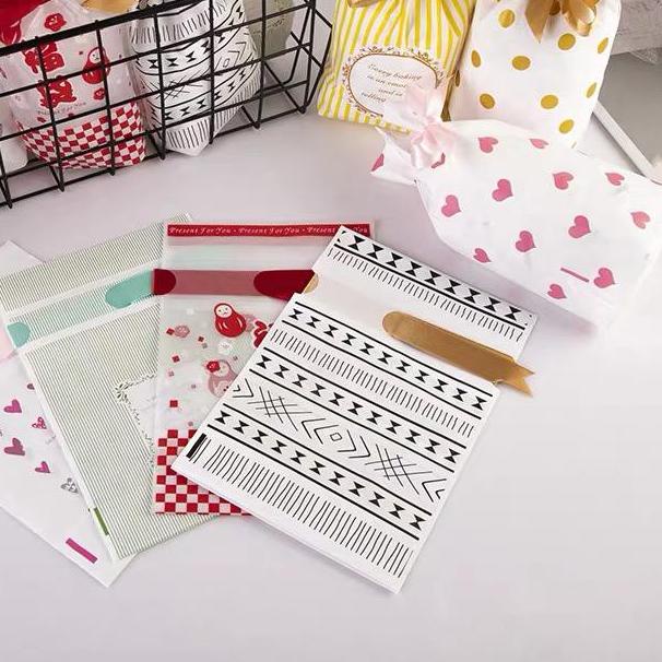 

✴ 5PCS goodie bag kantong hadiah sourvernir lucu goddie bag pesta ulang tahun 5pcs ♪
