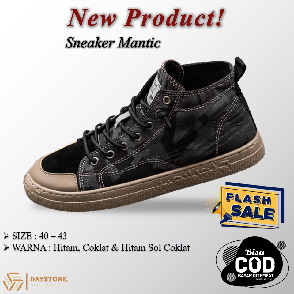 Sepatu Sneakers Pria MANTIC Sepatu Snekers Snakers Pria Original Import style keren Kualitas Premium