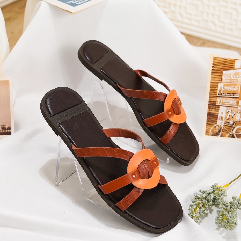 Sandal Wanita Santai Dan Keren Import Model Terbaru Murah Dan Berkualitas Shoes CK 399 By Taspremium Id