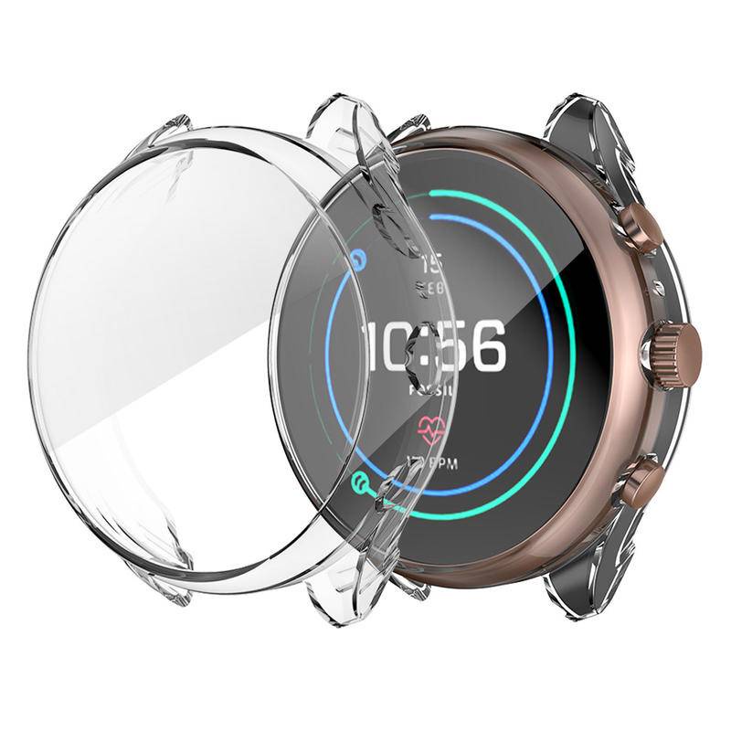 Case Pelindung Layar Smartwatch Fossil Watch Ftw6022 41mm Ftw-6022 Ultra Slim Bahan Tpu Untuk Wanita