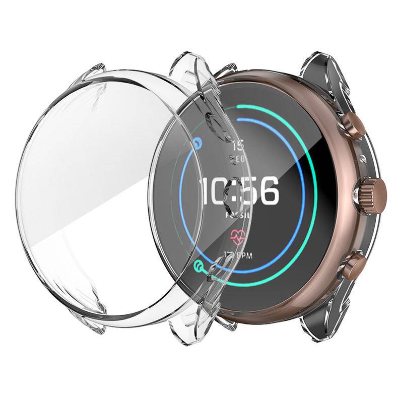 Case Pelindung Layar Smartwatch Ultra Slim Bahan TPU Untuk Fossil Gen 5