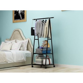  Rak  Gantungan Baju  Standing Hanger Triangle Portable  