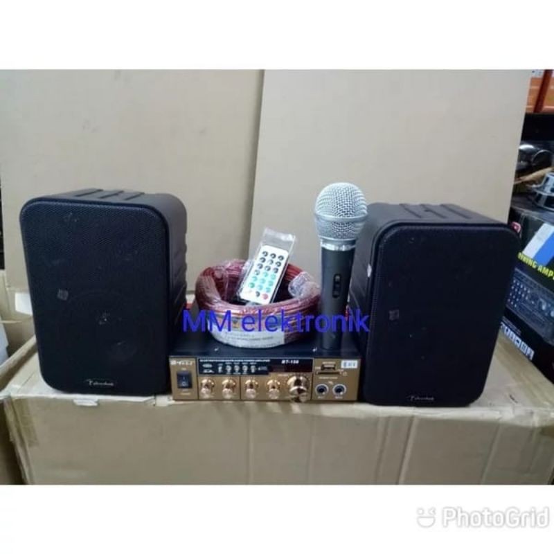 Paket Sound System Karaoke Bluetooth