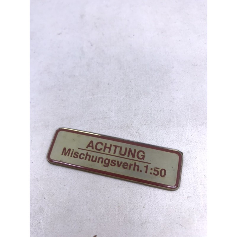 Emblem Achtung Resin Vgla Vglb