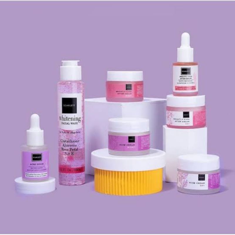 Scarlett whitening perawatan wajah