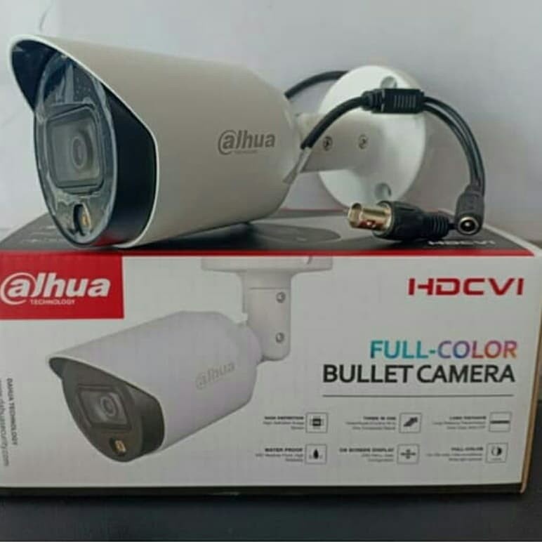 Kamera Cctv Dahua 2mp Full Color StarLight HDCVI HFW1239TP-LED Ori