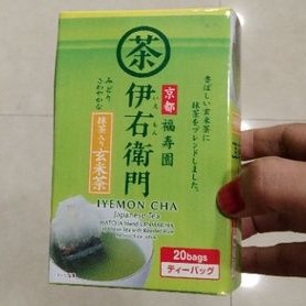 

Fukujuen Lyemon Matcha Iri Genmaicha TB - teh hijau celup 40gr (20's)