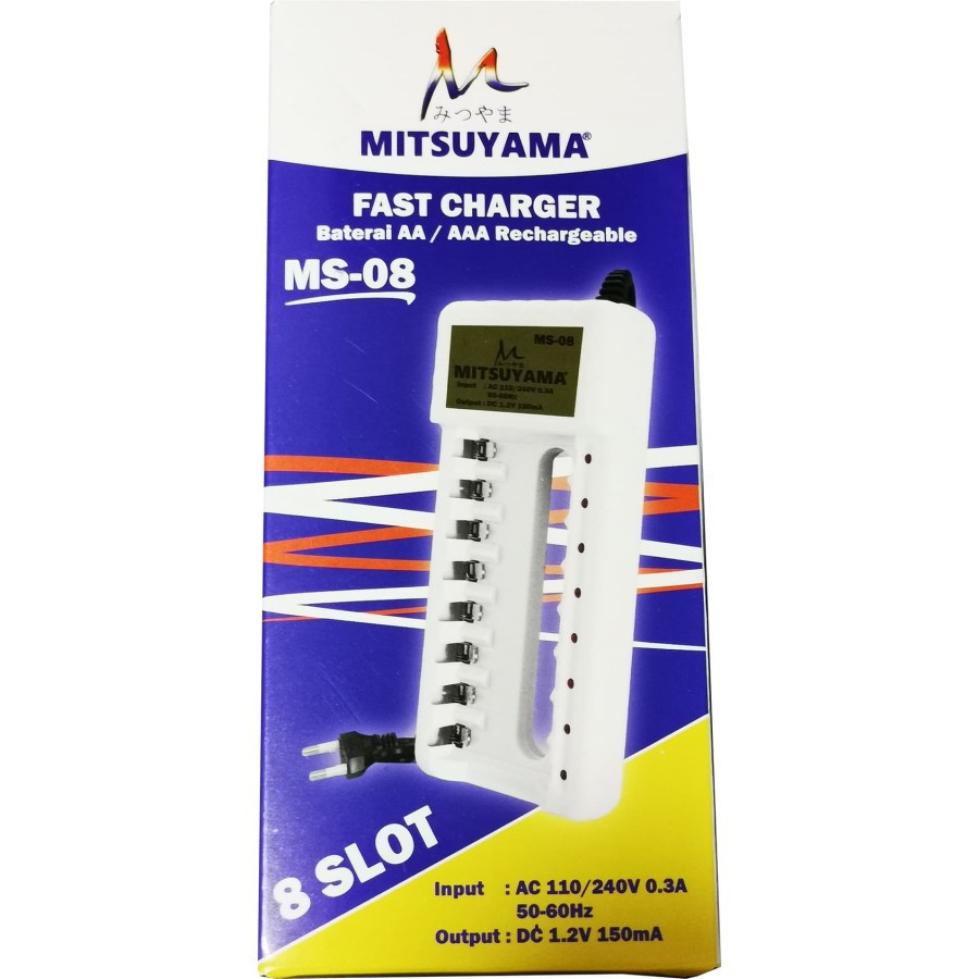 Jual Charger Baterai Aa Aaa Slot Mitsuyama Ms Alat Cas Baterai Aa