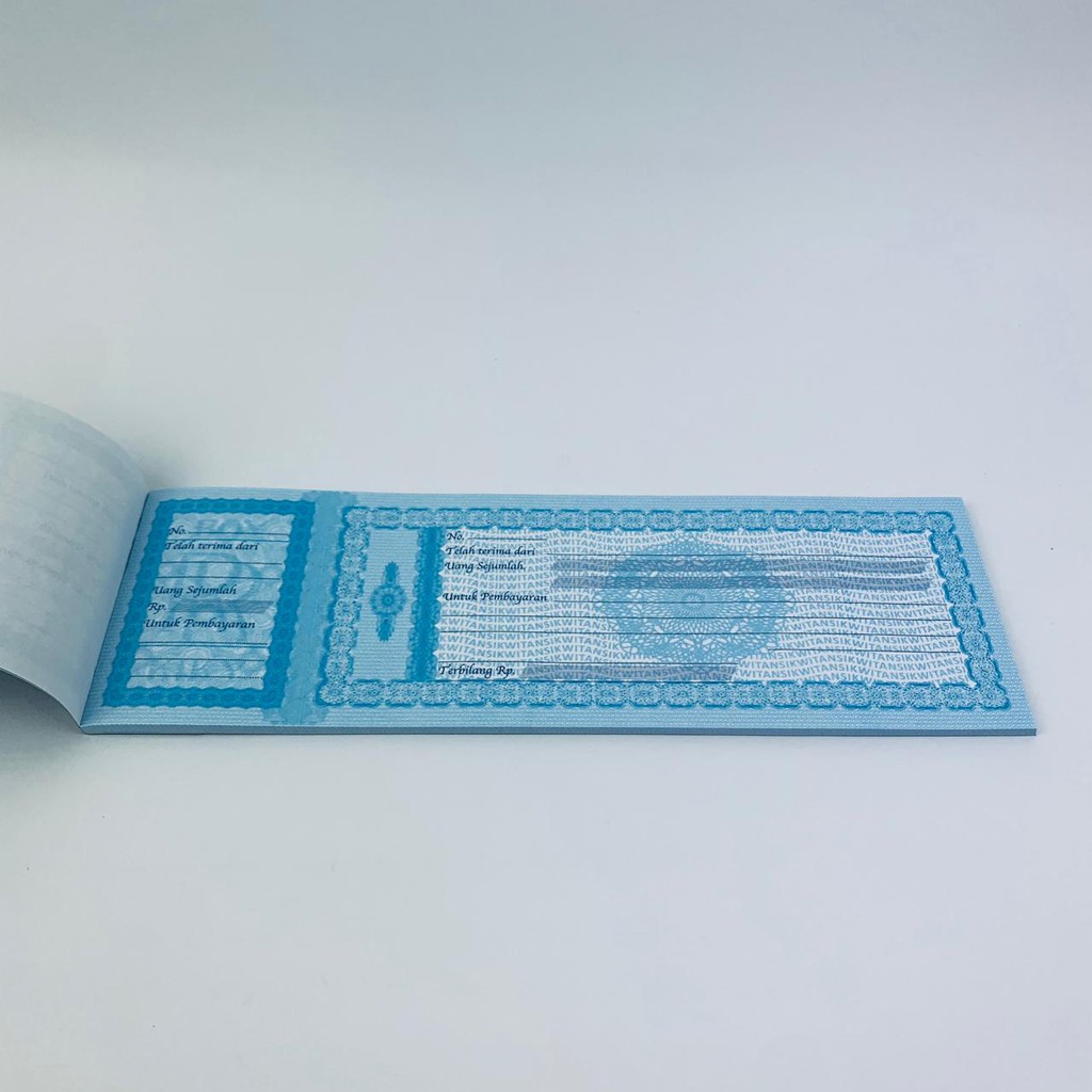 Buku kwitansi / 50 lembar / Denganfitur pengaman dan anti copy