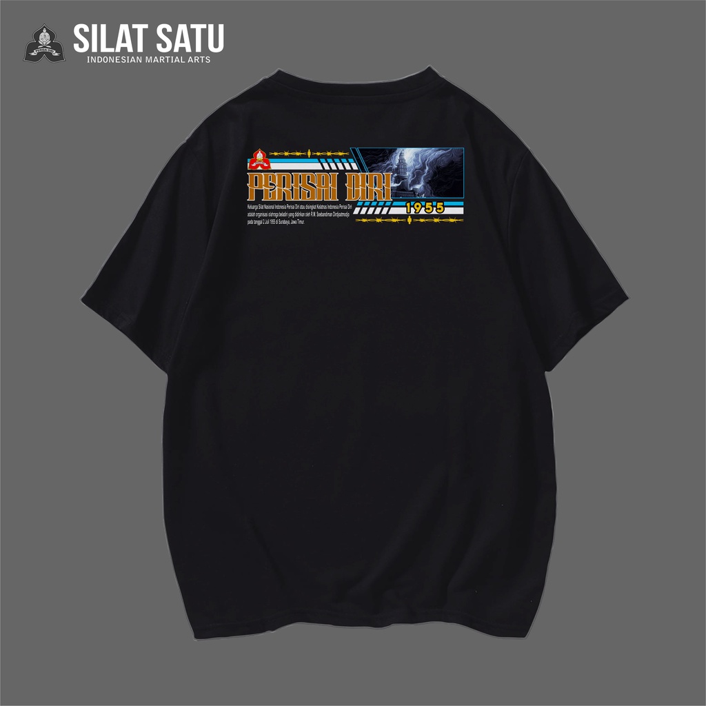 Kaos Distro Kelatnas Indonesia Perisai Diri Kode PERISAI 1955 Kaos Perisai Diri