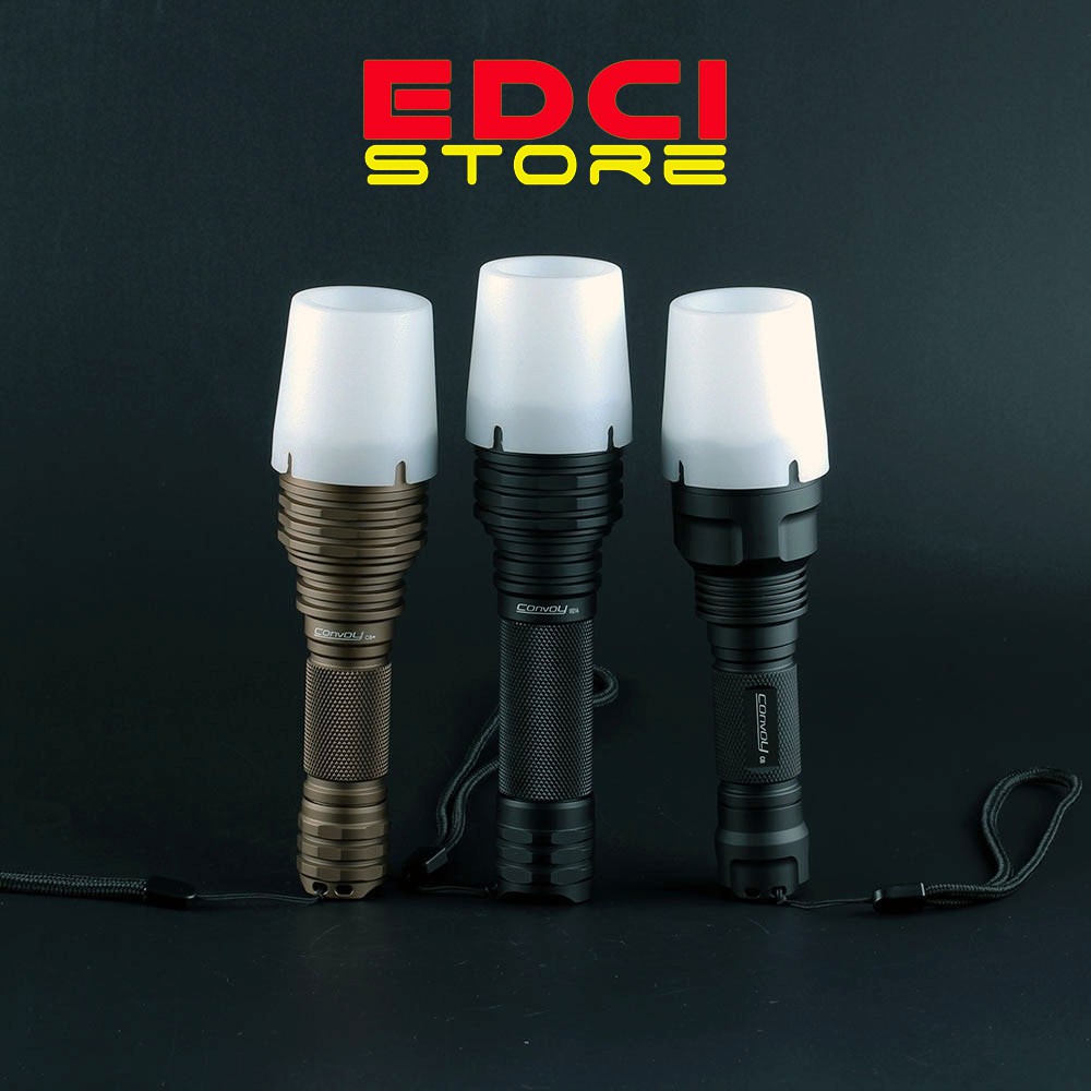 Diffuser untuk Senter Convoy C8 C8+ M21A - Putih